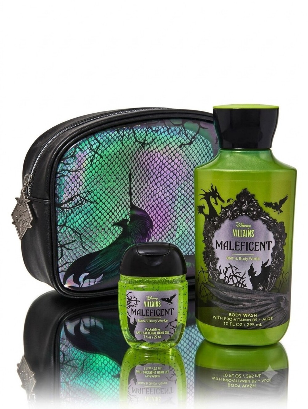 DISNEY Maleficent Holographic Cosmetic Bag & Bundle